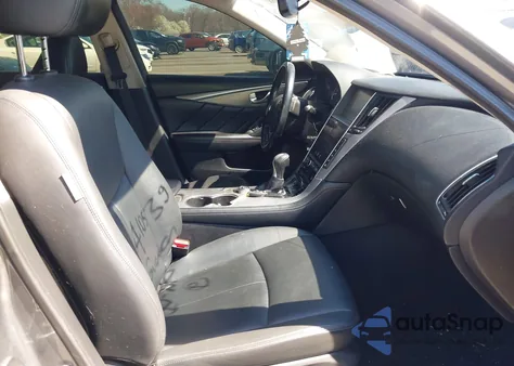 2015 Infiniti Q50 Premium from USA, damaged, VIN JN1BV7AR7FM410539